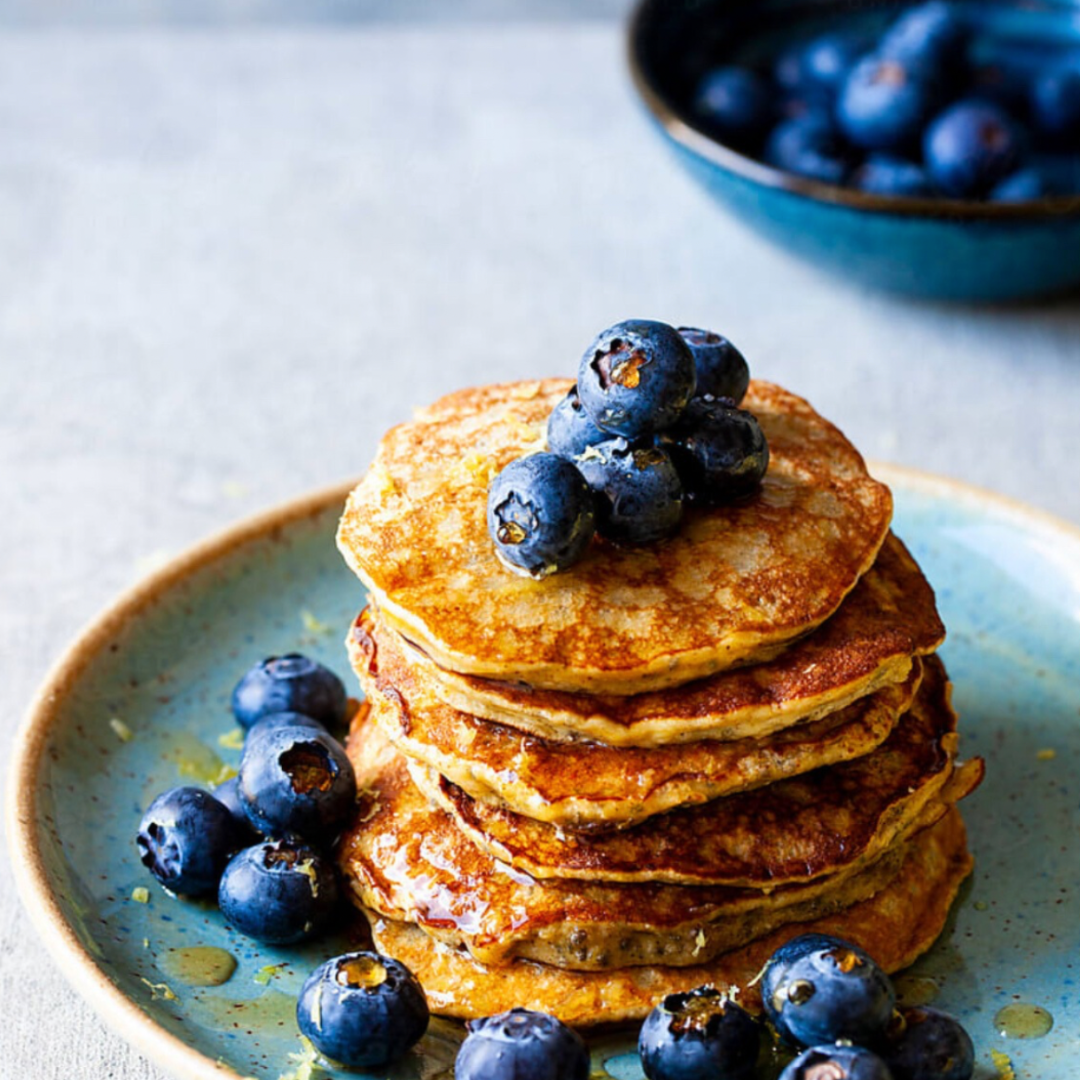 Lemon Blueberry Pancakes
