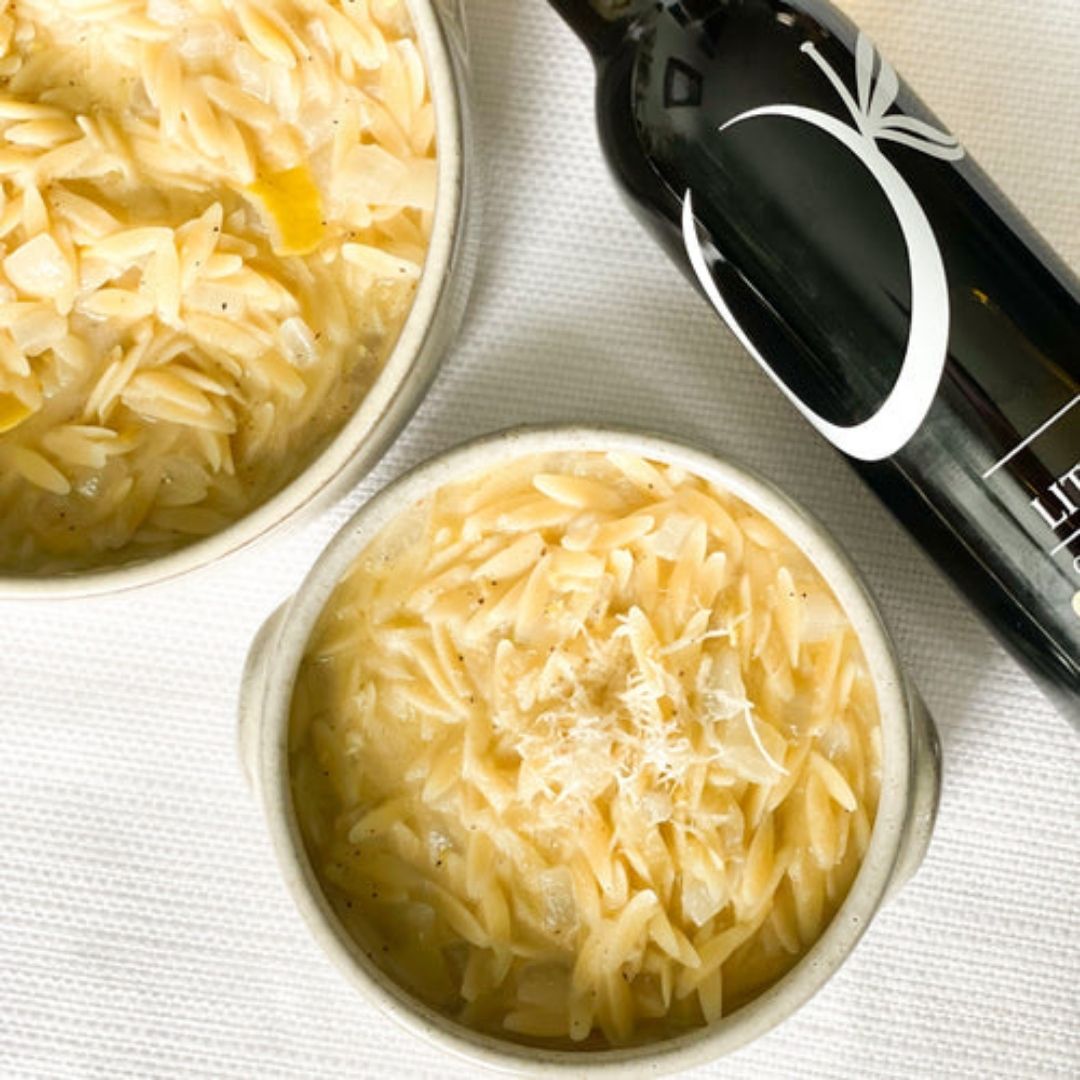 Lemon Pepper Orzo Recipe at The Little Shop of Olive Oils