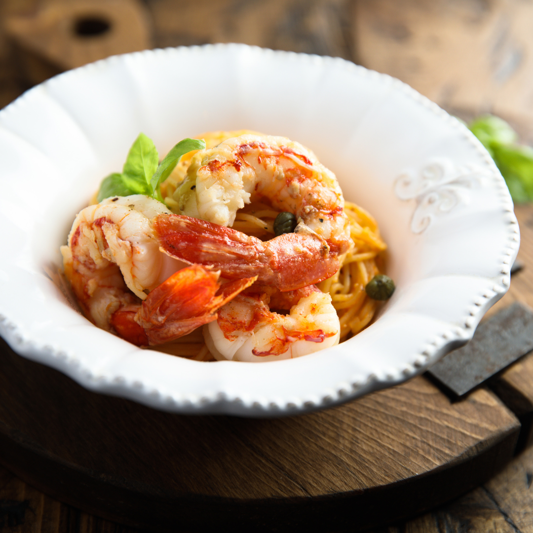 Lemon Shrimp Pasta with Capers Recipe at The Little Shop of Olive Oils