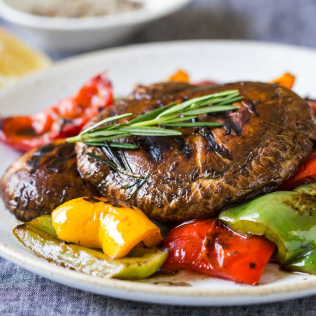 Marinated Portobello Mushrooms-The Little Shop of Olive Oils
