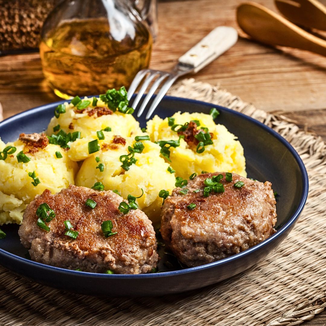 Garlic Olive Oil Meatballs & Mashed Potatoes Recipe at The Little Shop of Olive Oils
