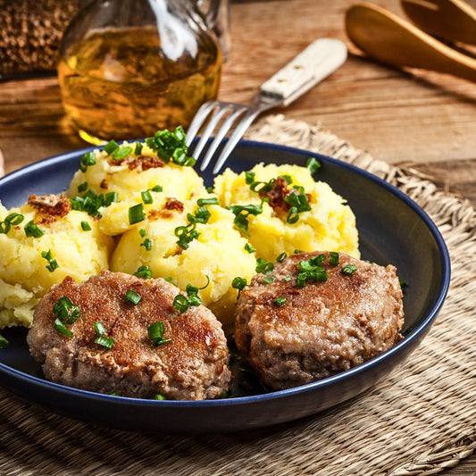 Garlic Olive Oil Meatballs & Mashed Potatoes Recipe at The Little Shop of Olive Oils