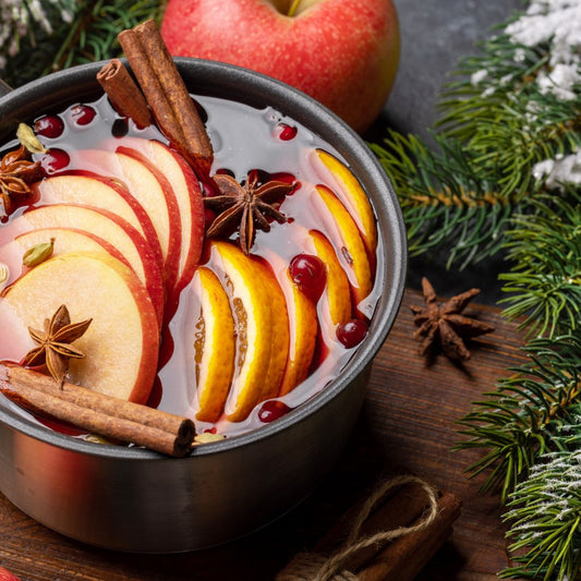 Cozy Mulled Wine with a Little Shop Twist