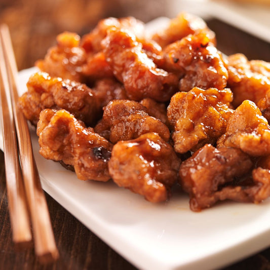 Orange Chicken at The Little Shop of Olive Oils
