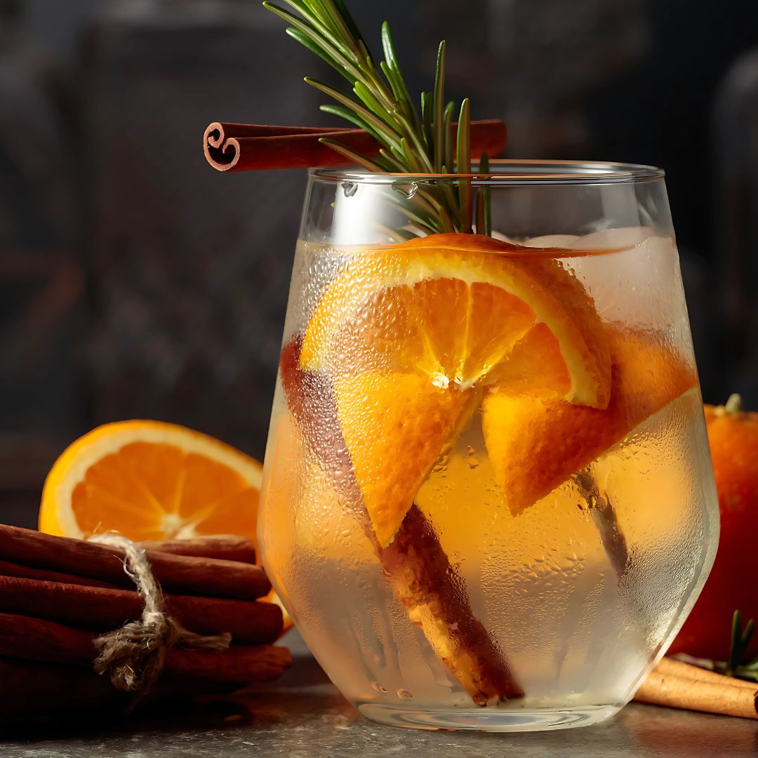 Orange and Cinnamon Gin and Tonic