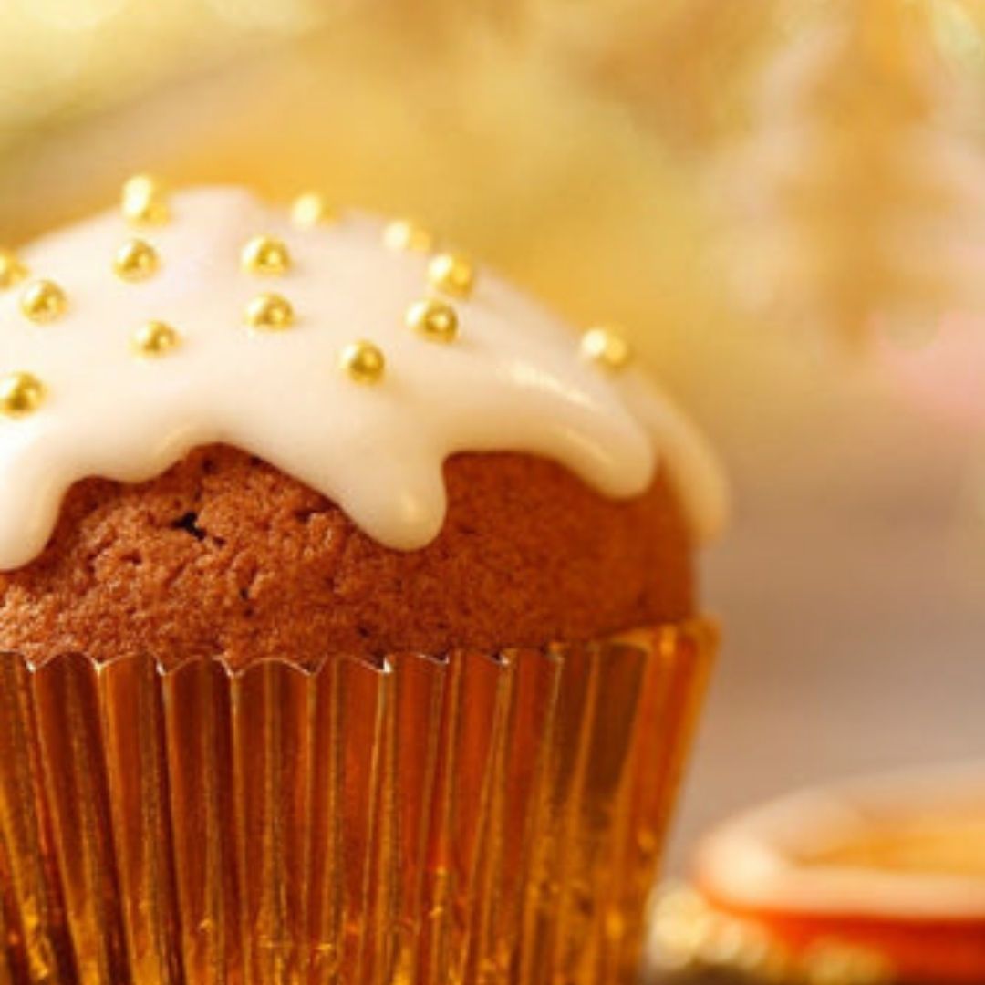 Orange and Pomegranate Cupcakes | The Little Shop of Olive Oils