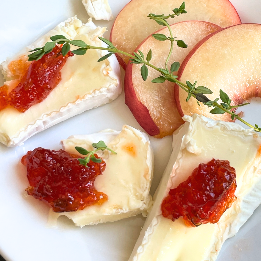 Apple, Jam and Brie Bites at The Little Shop of Olive Oils
