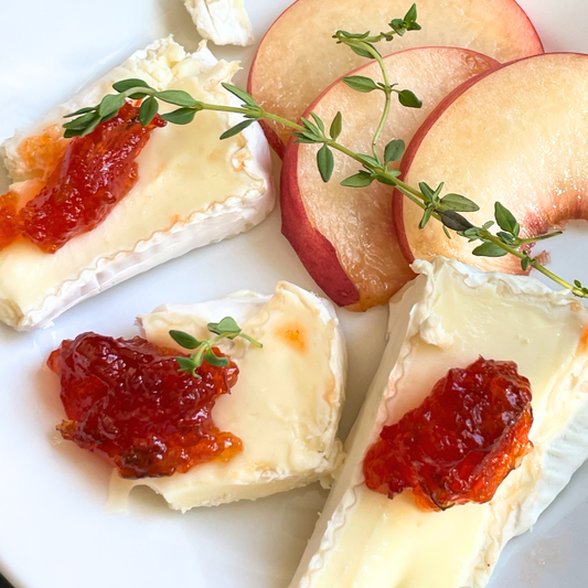 Apple, Jam and Brie Bites at The Little Shop of Olive Oils