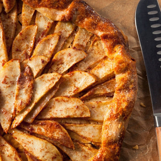 Pear Galette with Balsamic Cider Syrup