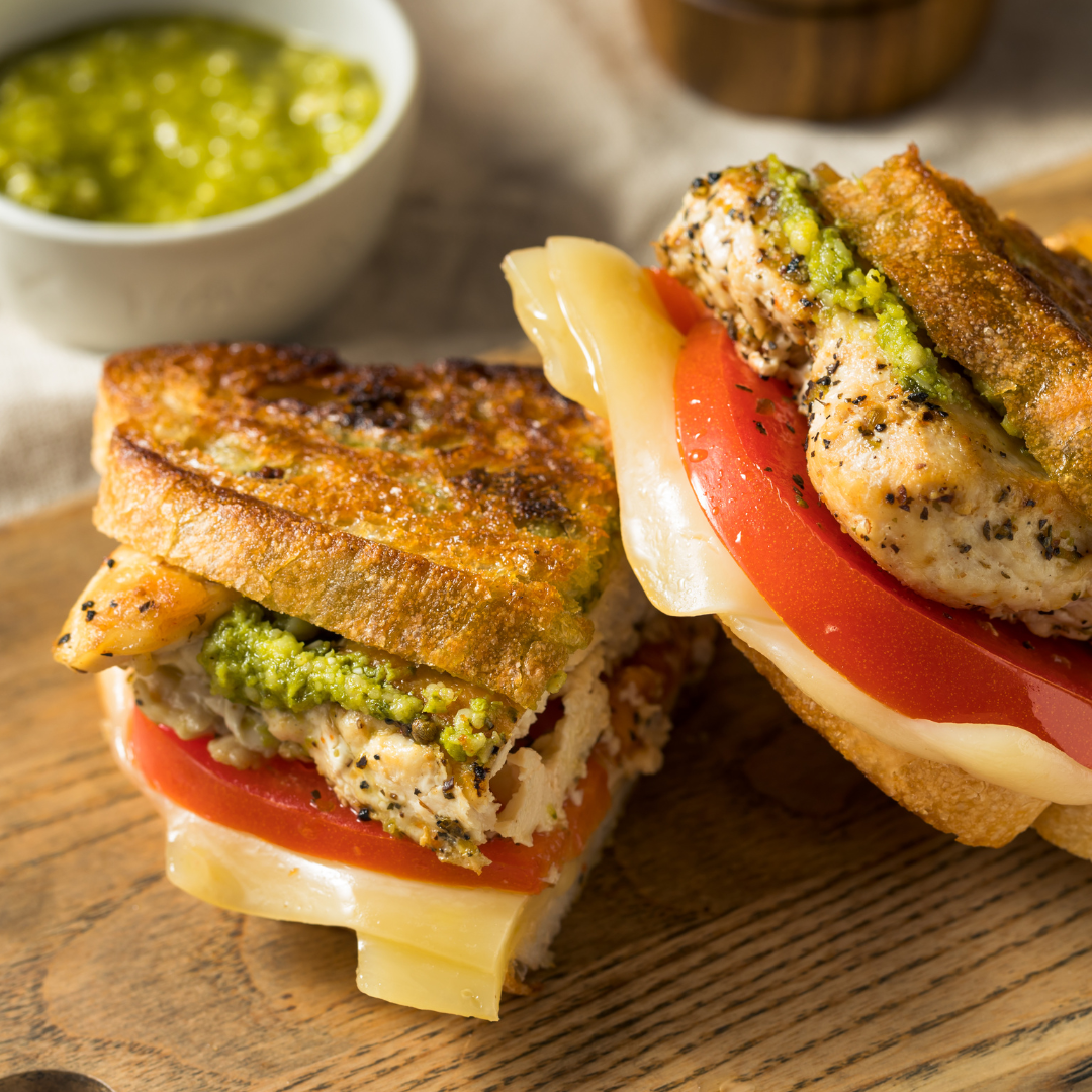 Pesto Chicken Panini-The Little Shop of Olive Oils