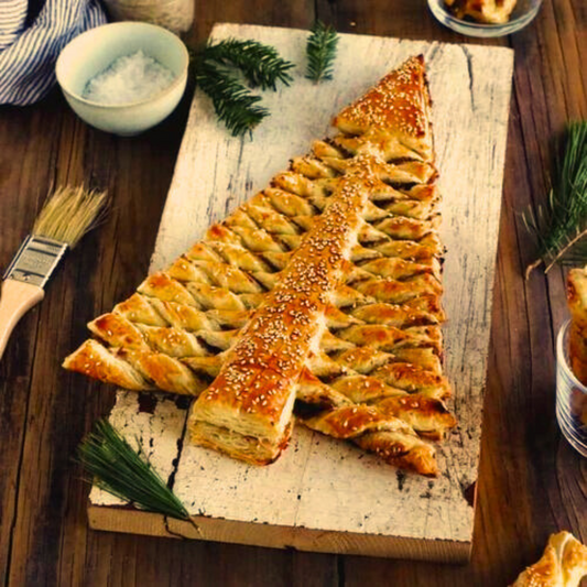 Pesto Puff Pastry Christmas Tree Appetizer-The Little Shop of Olive Oils