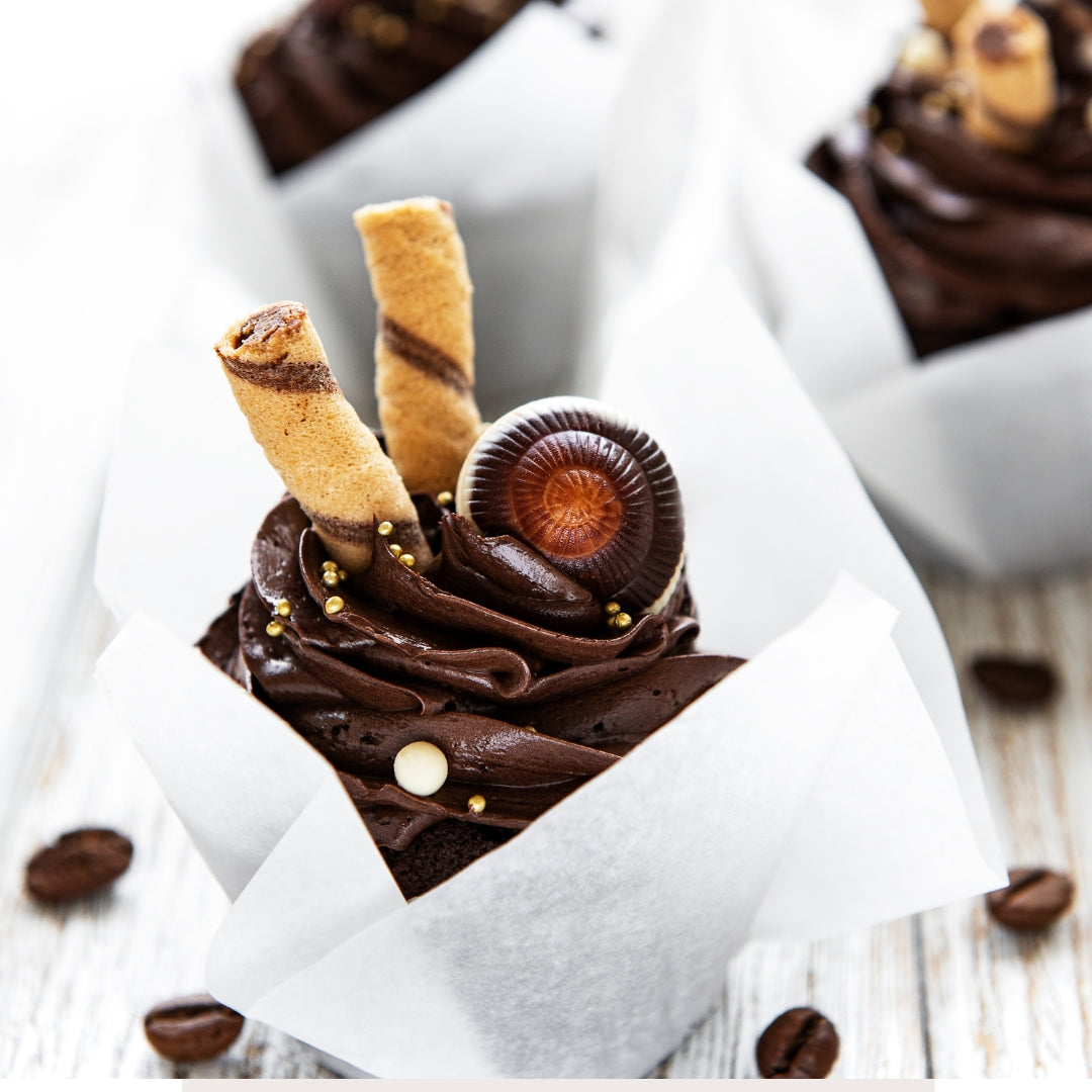 Double Chocolate Cupcakes at The Little Shop of Olive Oils