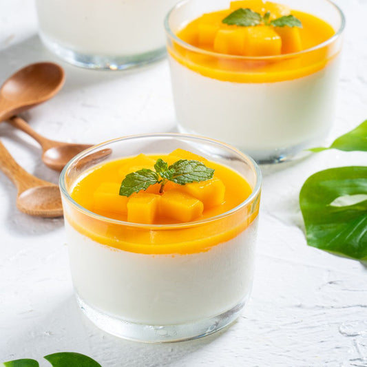 Mango and Pineapple Panna Cotta at The Little Shop of Olive Oils