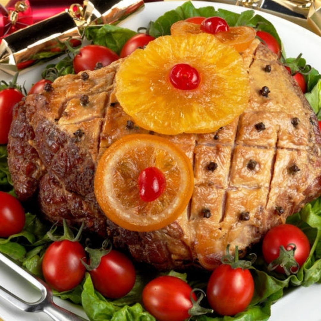 Pineapple Honey Glazed Ham