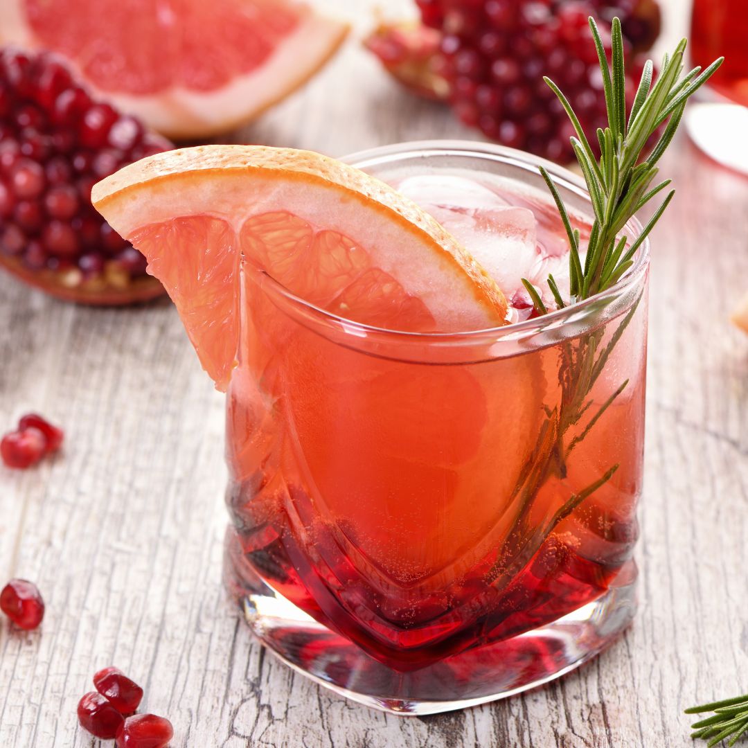 Pomegranate Gin & Tonic at The Little Shop of Olive Oils