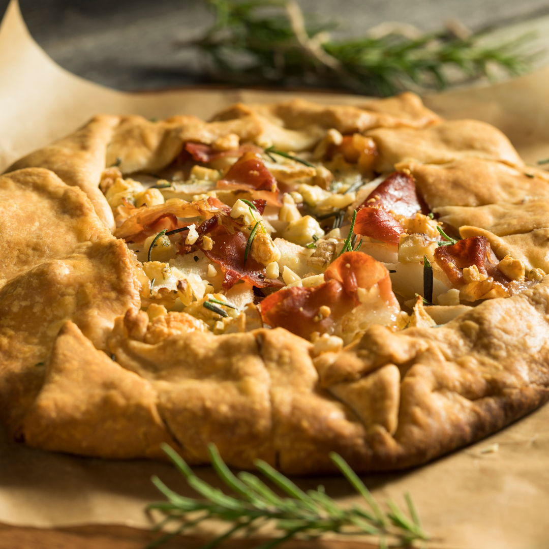 Prosciutto & Pear Galette- The Little Shop of Olive Oils
