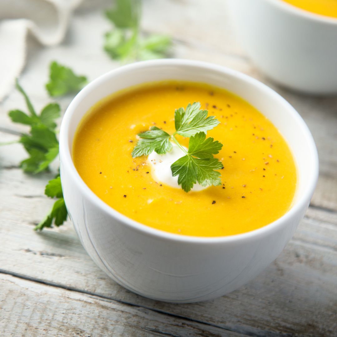 Pumpkin & Coconut Summer Soup Recipe at The Little Shop of Olive Oils