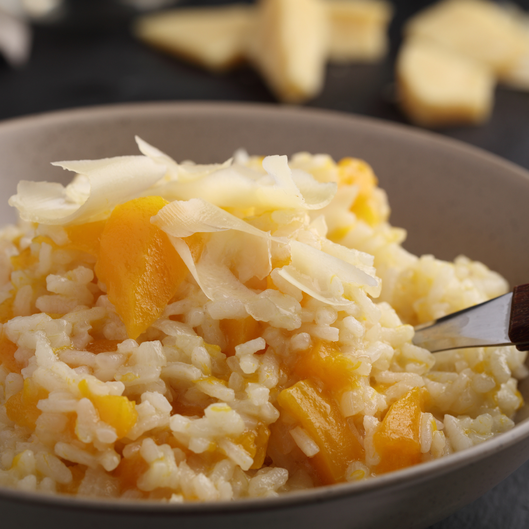 Pumpkin, Parmesan Risotto at The Little Shop of Olive Oils