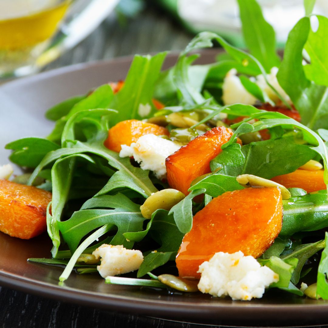 Roasted Pumpkin Salad with Walnut & Maple at The Little Shop of Olive Oils
