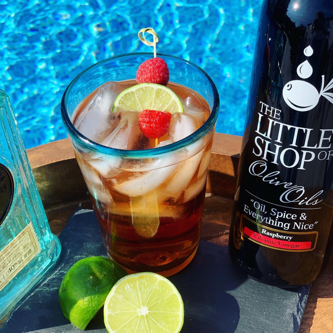 Raspberry Gin Lime Rickey-The Little Shop of Olive Oils