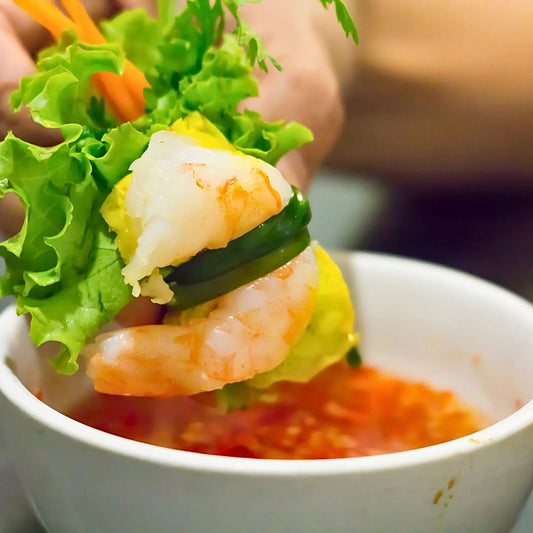 Shrimply Irresistible Lettuce Wraps Recipe at The Little Shop of Olive Oils