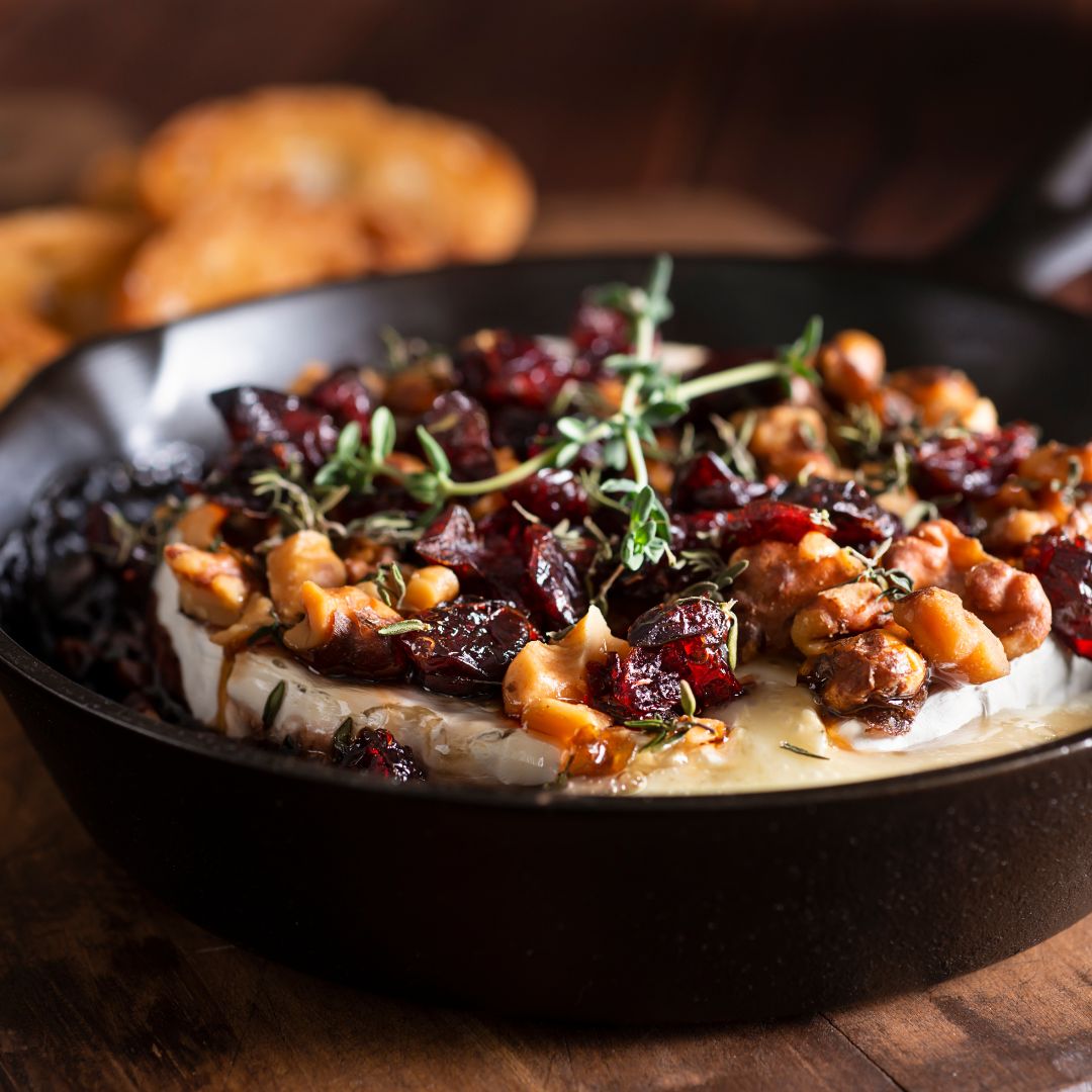 Cranberry Pear Baked Brie – A Holiday Showstopper