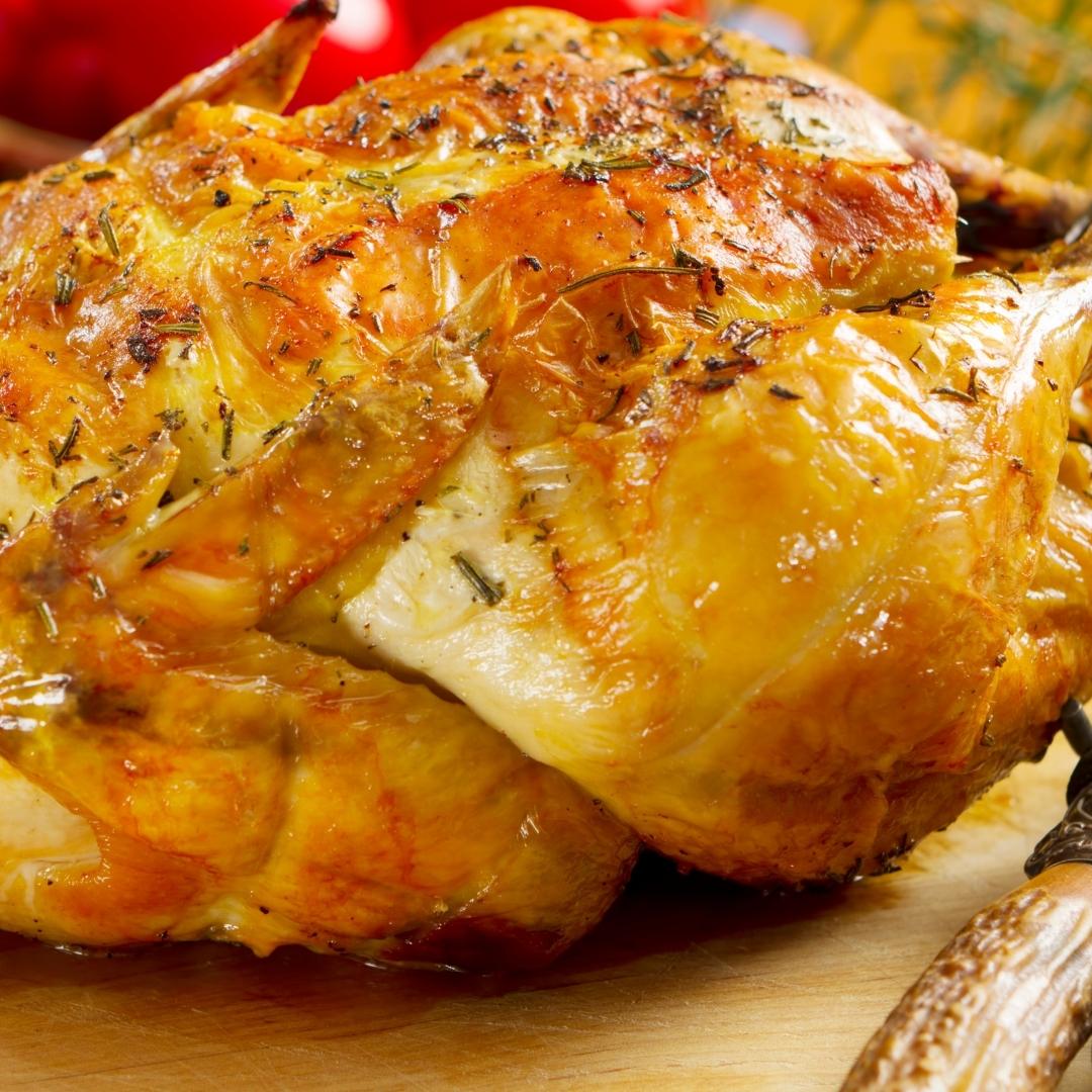 This is seriously the best & easiest whole roasted chicken recipe. The skin is perfectly crisp, there’s no basting, and you are left with a delicious pan gravy at the end. The best part is that it’s easy enough for a weeknight dinner!