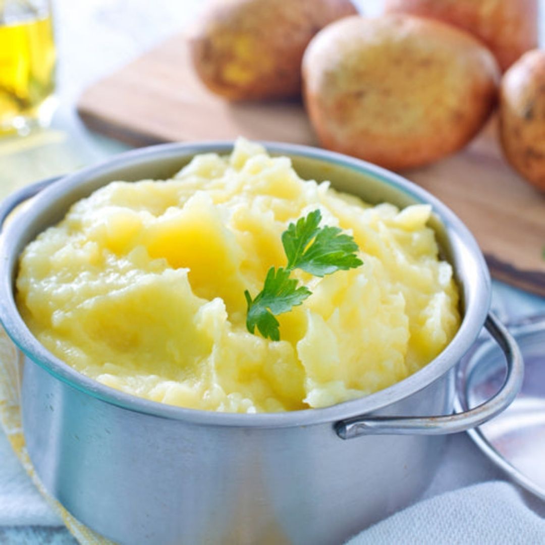 Roasted Garlic Truffle Mashed Potatoes