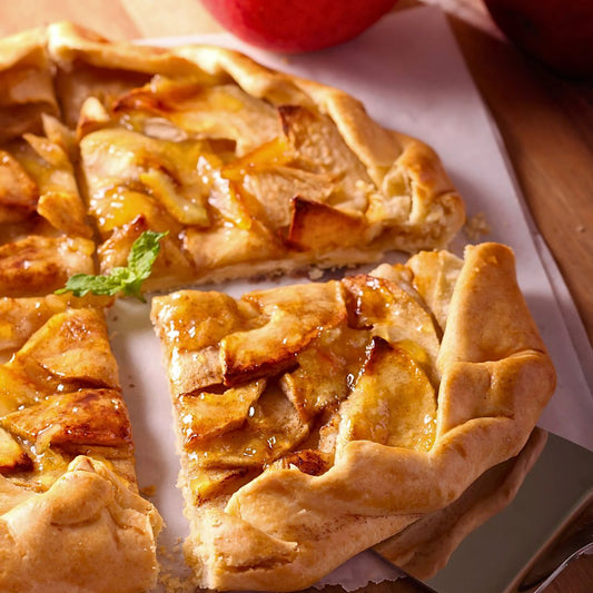 Rustic Apple Tart with a Buttery, Balsamic Twist