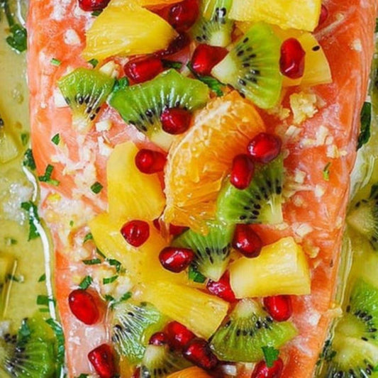 Sassy Salmon with Pineapple Salsa | The Little Shop of Olive Oils