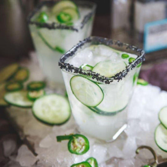 Serrano Honey & Cucumber Margarita | The Little Shop of Olive Oils