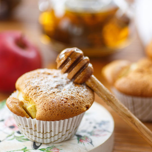 Nutty Apple Honey Muffins with Sesame Oil at The Little Shop of Olive Oils