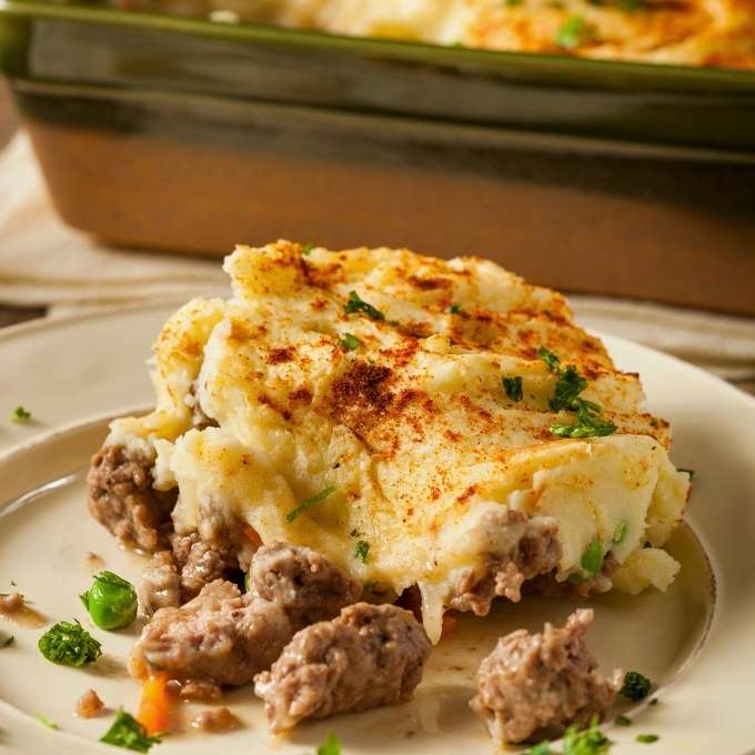 Shepherd’s Pie with Garlic Olive Oil & Traditional Balsamic Recipe at The Little Shop of Olive Oils