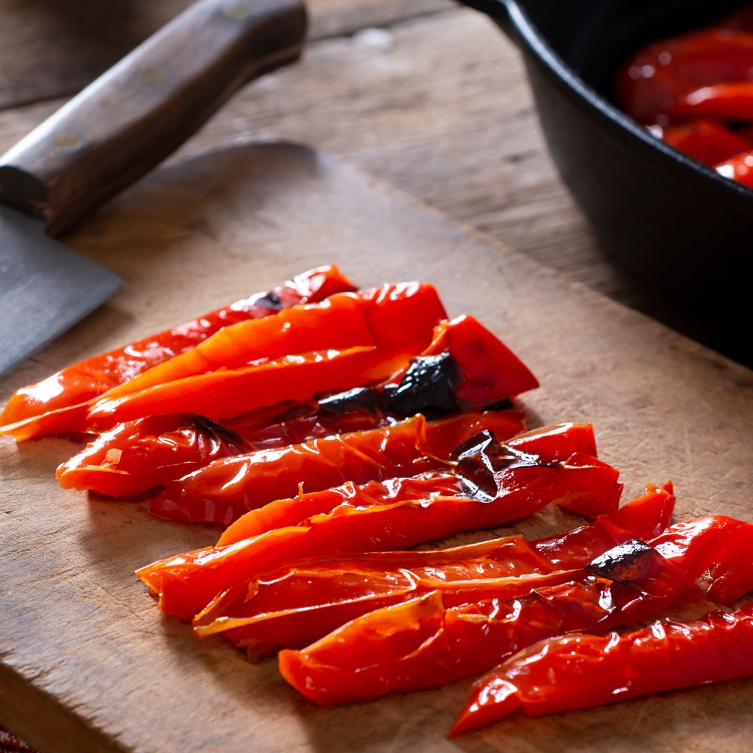 Smoky Roasted Red Peppers with Chipotle Olive Oil Recipe At The Little Shop of Olive Oils