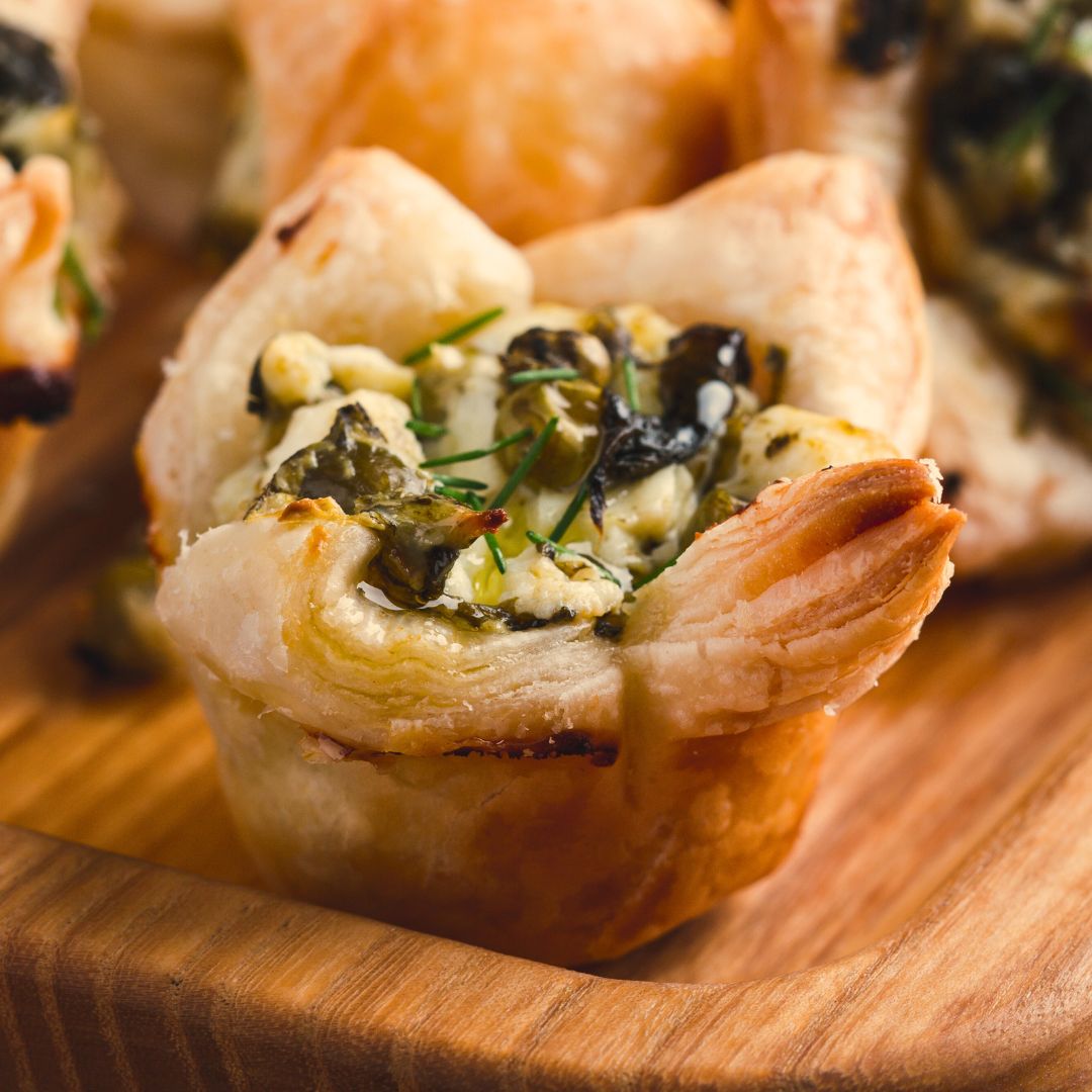 Spinach and Artichoke Dip Bites at The Little Shop of Olive Oils