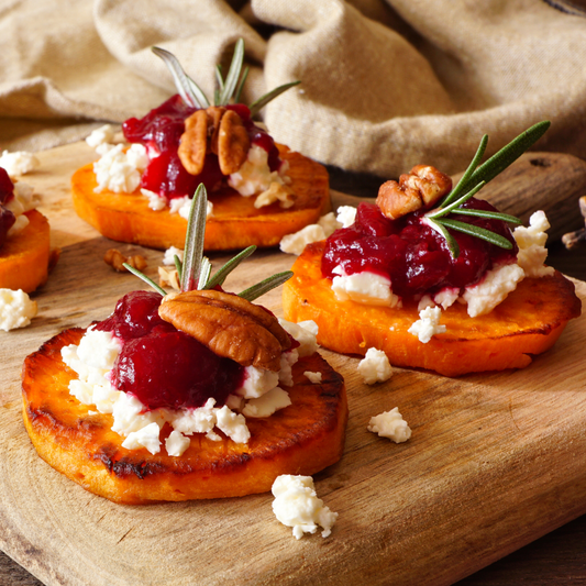 Sweet Potato Crostinis-The Little Shop of Olive Oils