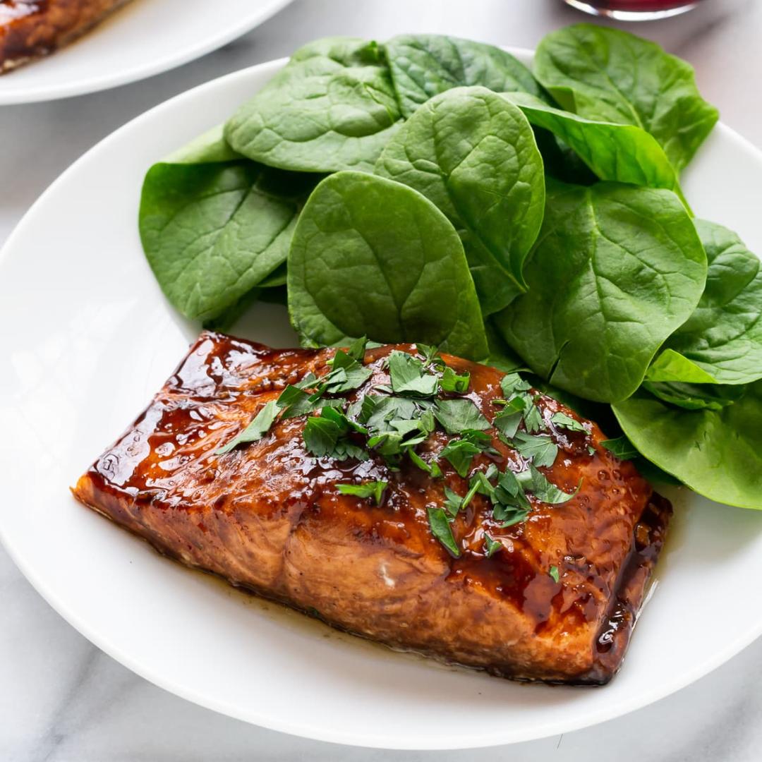Elderberry Balsamic Glazed Salmon Recipe at The Little Shop of Olive Oils