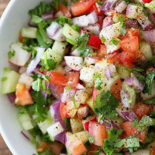 Tomato, Cucumber and Onion Salad | The Little Shop of Olive Oils