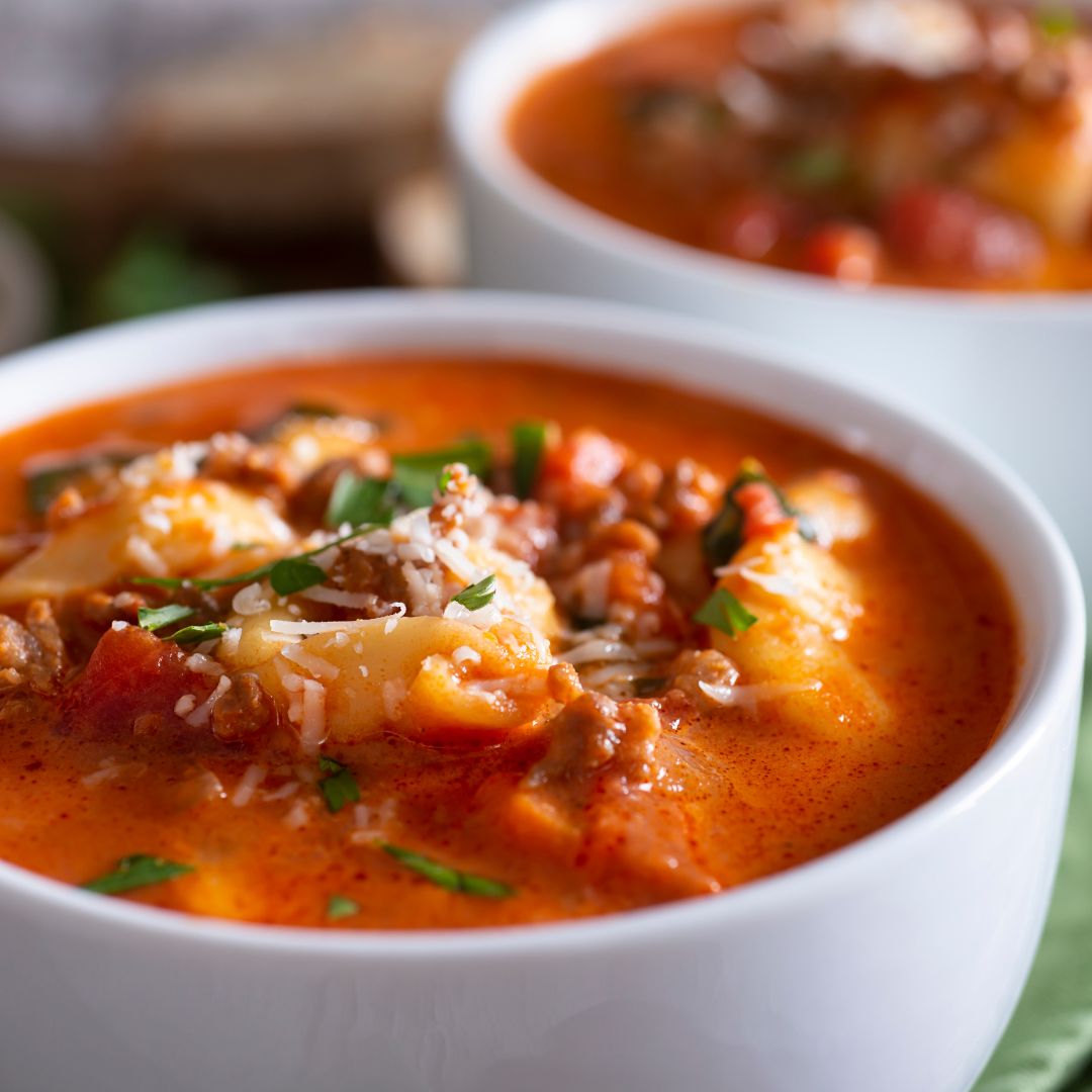Tortellini Soup at The Little Shop of Olive Oils