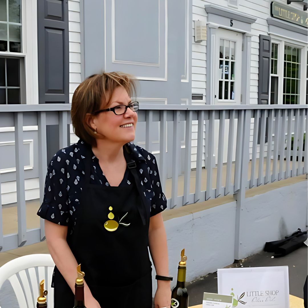 Tracey Wilkinson owner of The Little Shop of Olive Oils