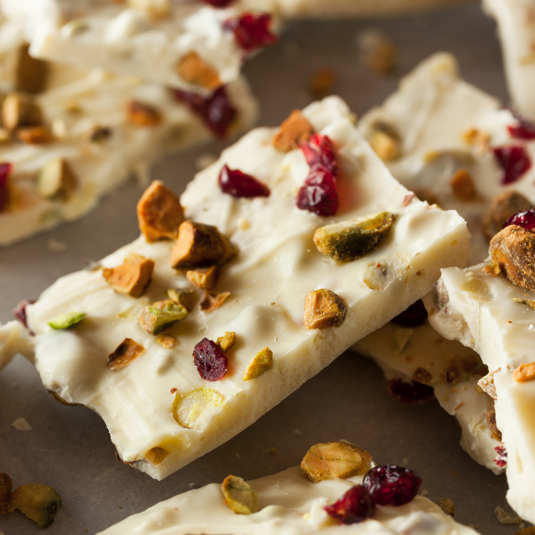 White Chocolate Holiday Bark-The Little Shop of Olive Oils