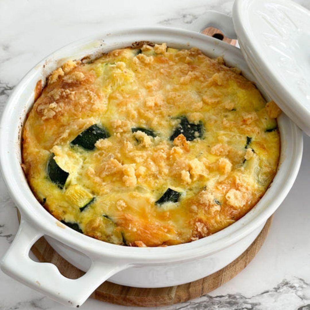 Zucchini Casserole at The Little Shop of Olive Oils
