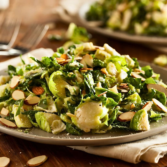 Shaved Brussels Sprout Salad with Butter Olive Oil