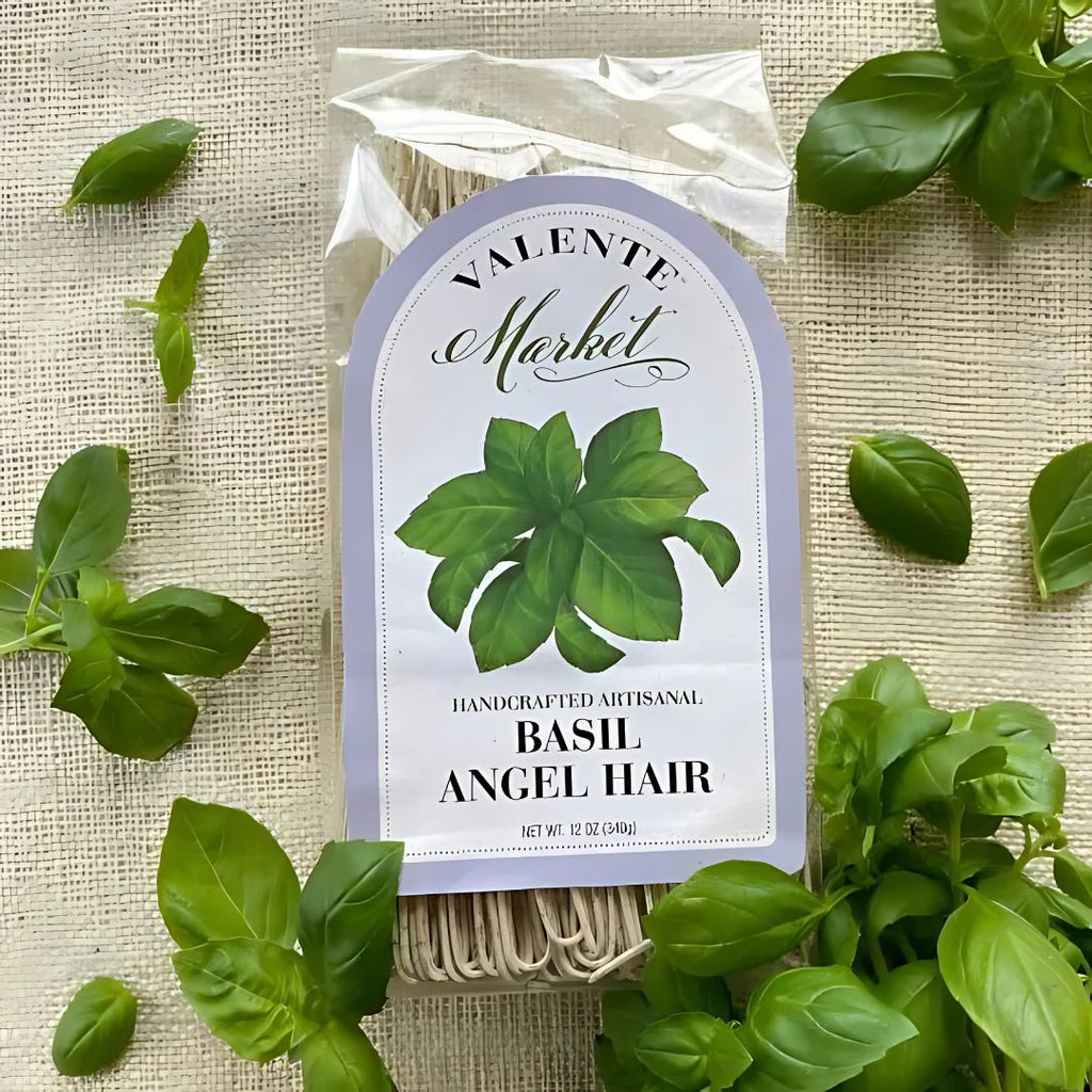Basil Angel Hair Pasta at The Little Shop of Olive Oils