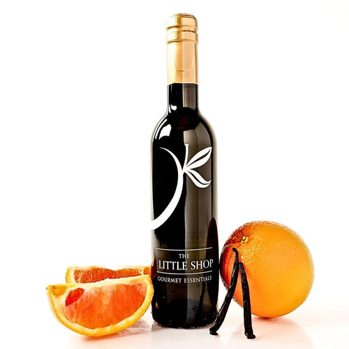 Cara Cara Orange Vanilla White Balsamic Vinegar at The Little Shop of Olive Oils