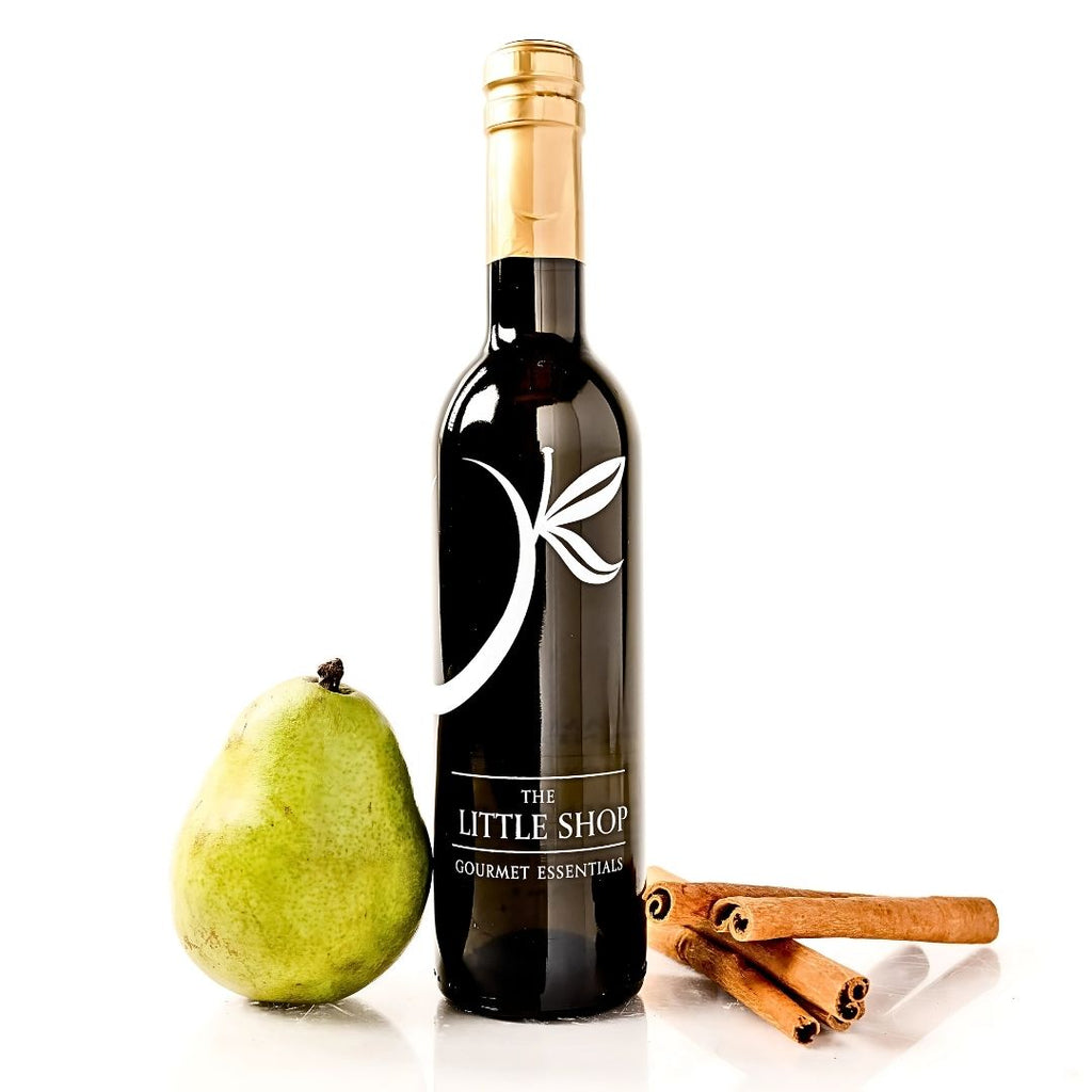 Cinnamon Pear Dark Balsamic at The Little Shop of Olive Oils