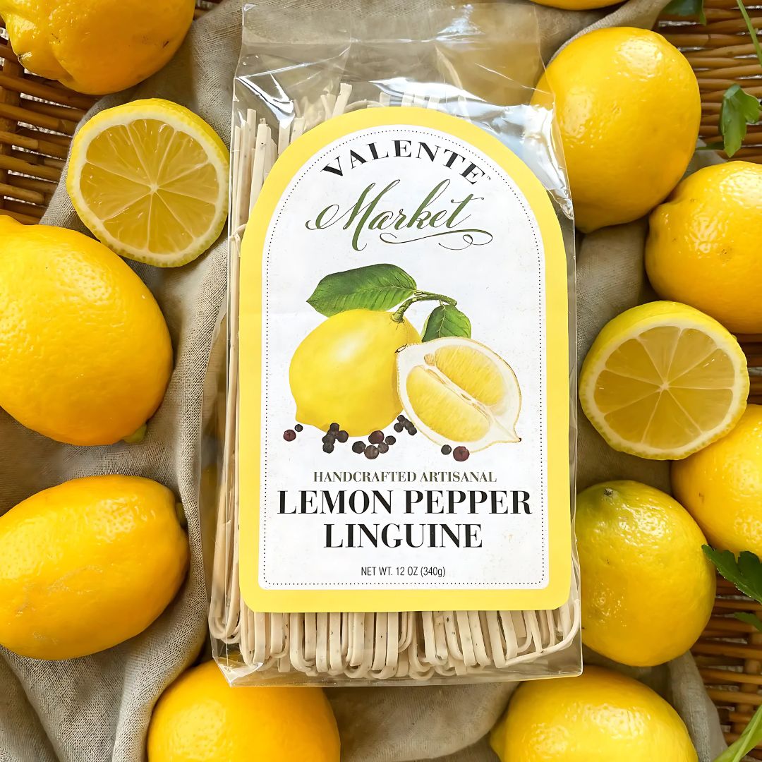 Lemon Pepper Fettuccine at The Little Shop of Olive Oils