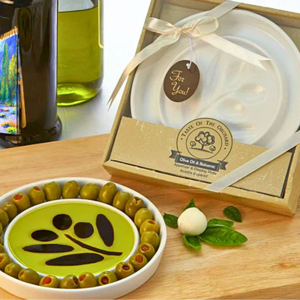 Oil Vinegar Dipping Plate