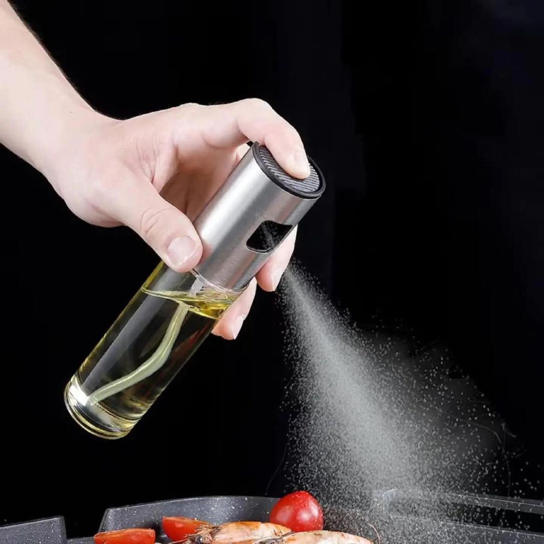VIGOR PATH Sprayer for cooking - Olive Oil Sprayer Mister - 100ml Stainles Steel Olive Oil, Vinegar, Water & Other Liquids Sprayer