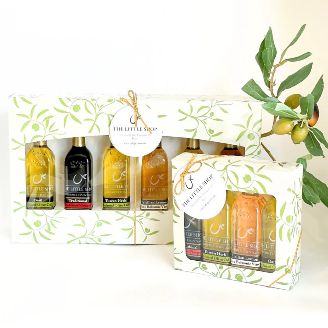 Sampler Box Sets at The Little Shop of Olive Oils